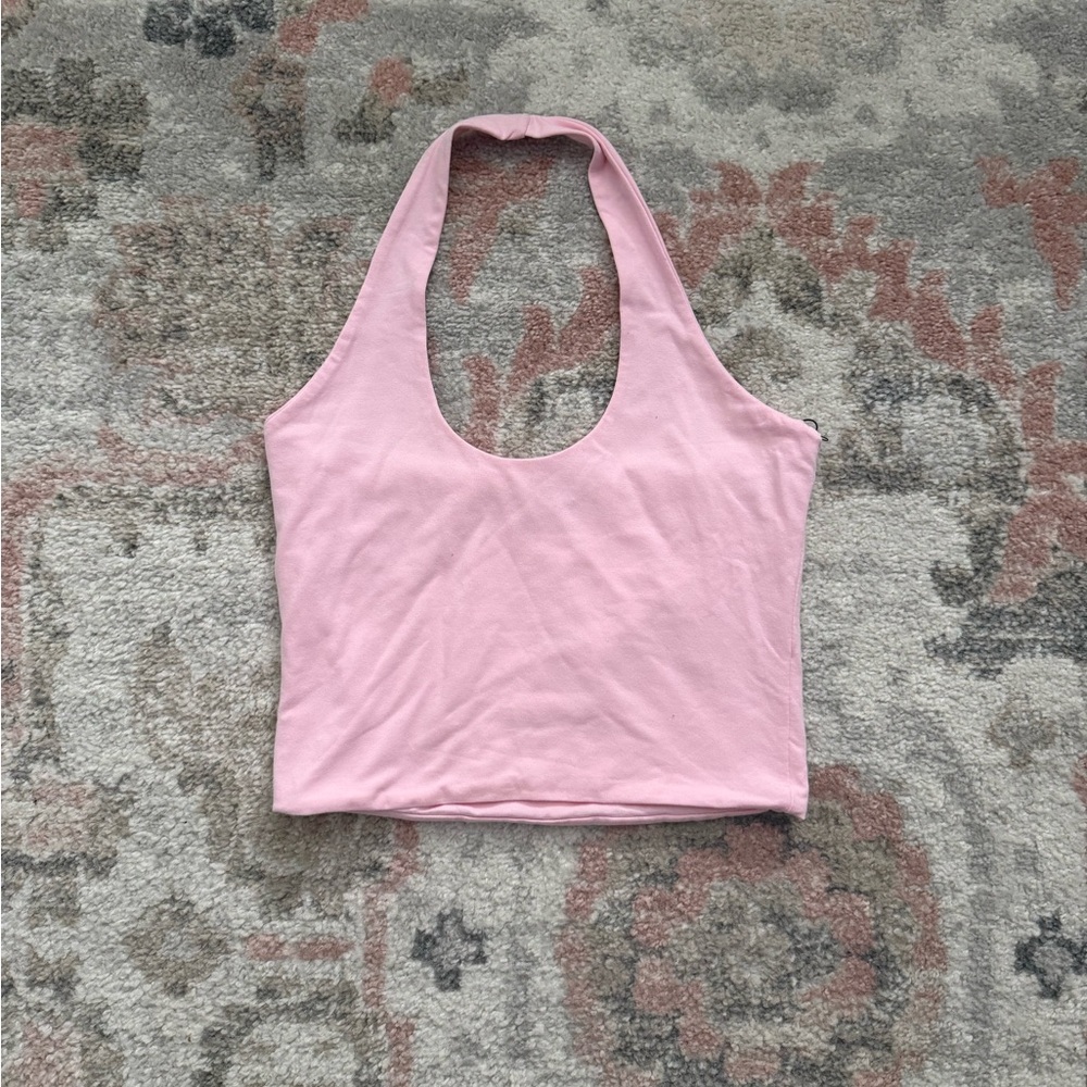 Pink Halter Top